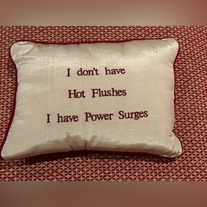 Decorative statement pillow